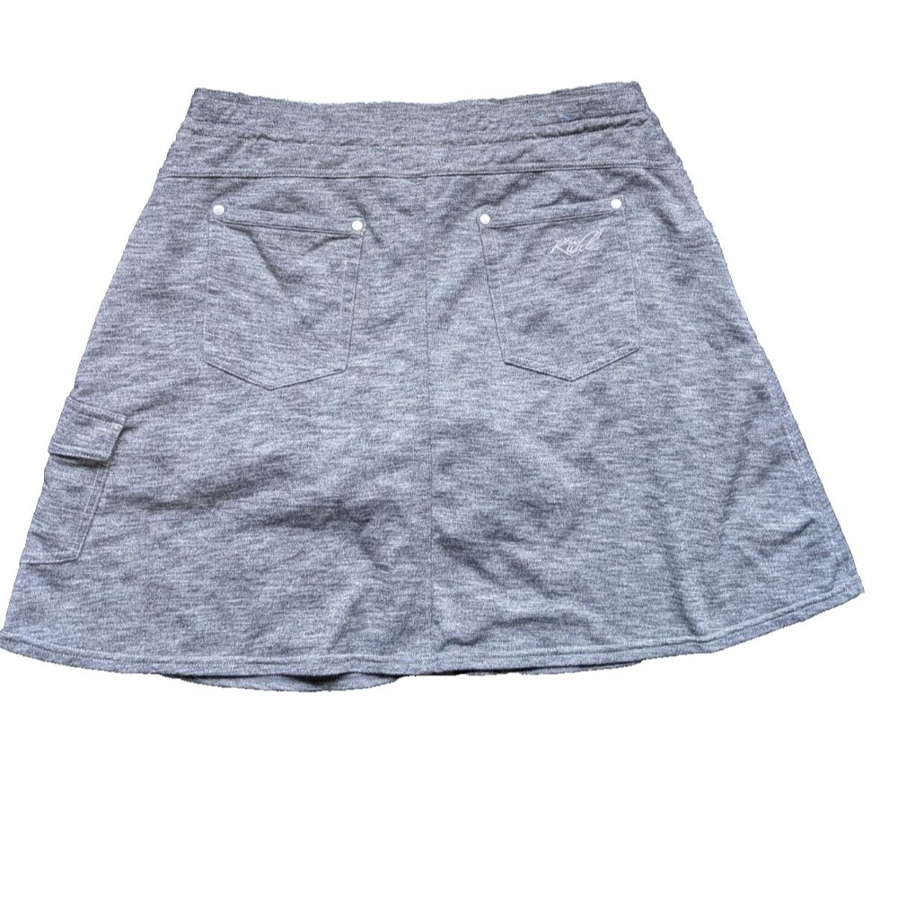 Kuhl Skort Heather Gray Cargo Pull On Hiking Outdoor Athleisure Golf Medium - Picture 4 of 11